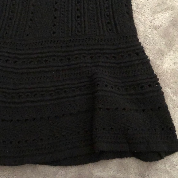 Zara Black Crochet Skirt size Small - Picture 3 of 4